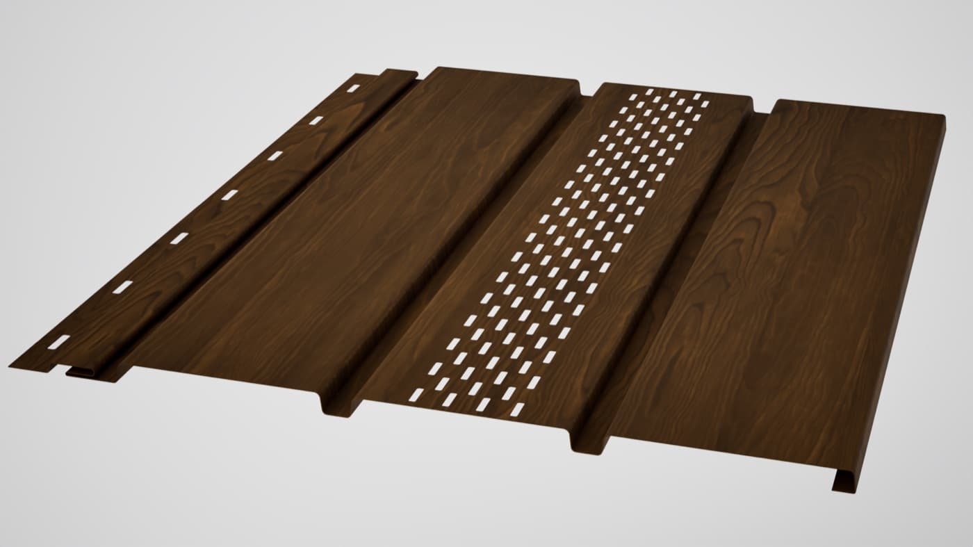 Soffit Ventilat · Lemn